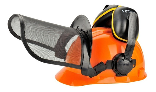 Imagen 4 de 7 de Casco Con Protector Facial Y De Oídos Equus Para Jardinería