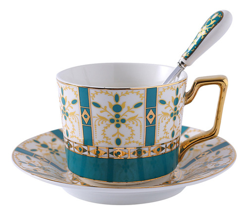 Juego De Tazas De Té Y Café Bone China, Estilo Europeo