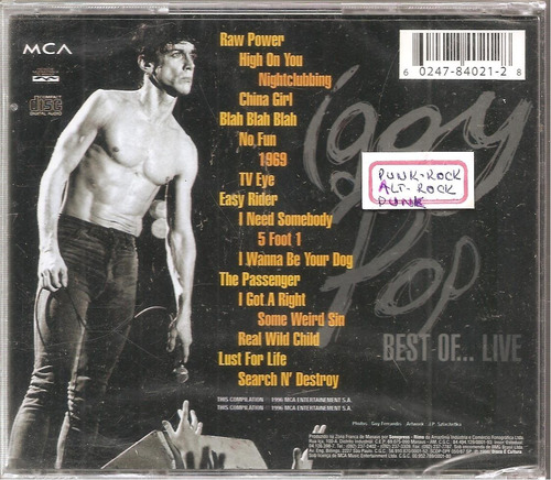 Imagem 2 de 2 de Cd Iggy Pop - Best Of... Live