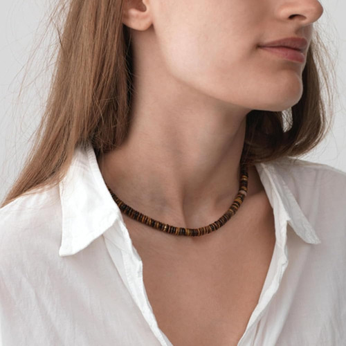 Collar Puka De Conchas Para Surfista - Estilo Hawaiano Bohem