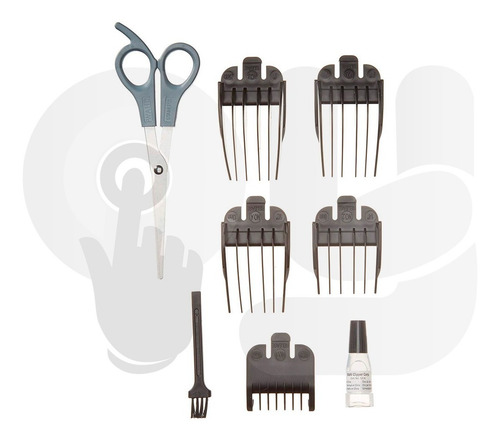 Cortadora de pelo Wahl Home Easy Cut roja 220V