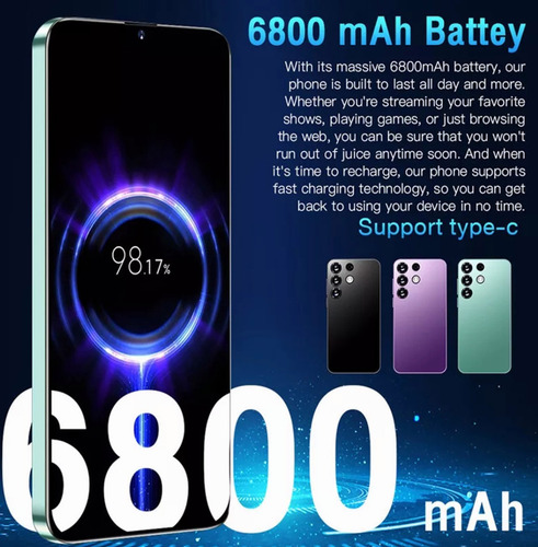 Teléfono Inteligente S23 Ultra/1+8gb Para Android Ios