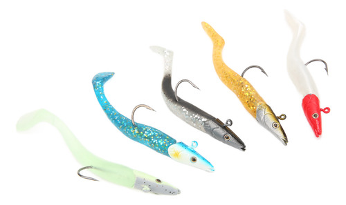 Juego De Cebos Y Aparejos De Pesca, Kit Blando, Aspecto Real