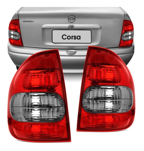 Lanterna Traseira Gm Corsa Pick-up Bicolor Lado Esquerdo