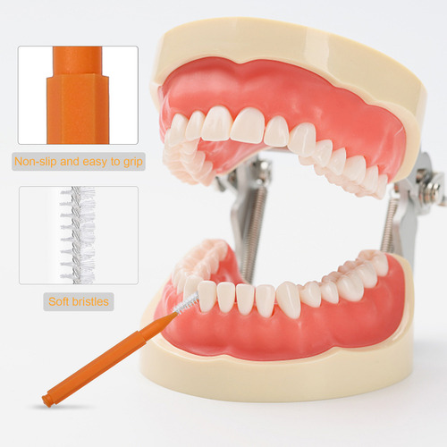 100 Piezas De Hilo Dental Interdental Para Limpieza Bucal De