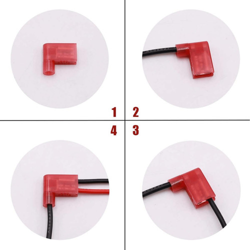 Terminal Bandeira Isolado 0.5-1.5mm 10a 100peças Vm Decorlux