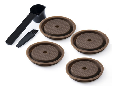 4 Tapas Para Cápsulas De Café, Tapas De Silicona Aptas Para