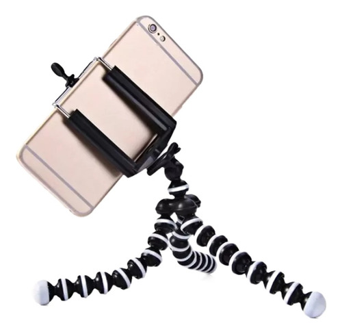 Tripie Pulpo Multiposiciones Con Clip Para Celulares Camaras