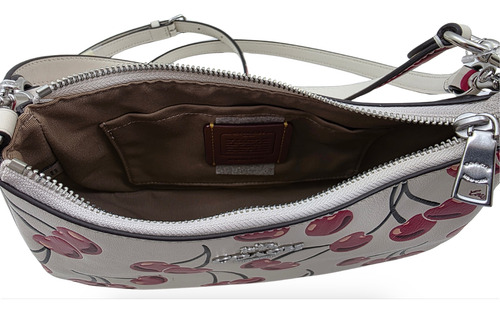 Bolsa Coach Teri Cerezas Crema Cerezas Níquel Crema
