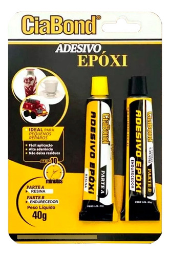 Adesivo Epoxi Ciabond 10 Min 40g