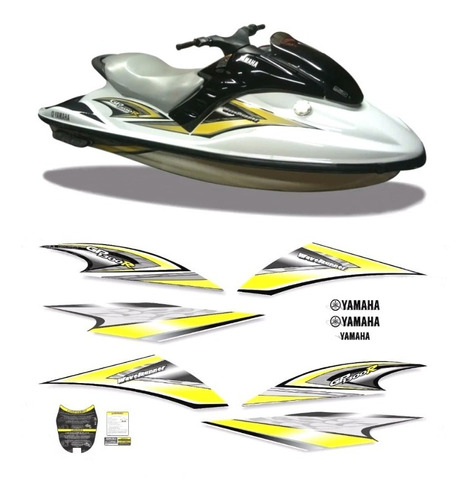 Kit Adesivos Jet Ski Compatível Com Yamaha Jp 1300r Jtki10