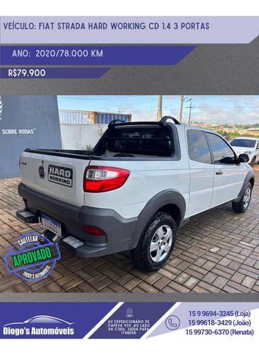 Fiat Strada 1.4 Hard Working Cab. Dupla Flex 3p