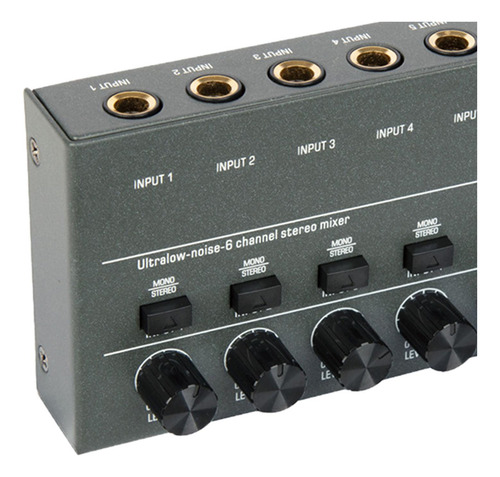 D Mixer De Áudio Para Profissionais E Iniciantes 6 Estéreo