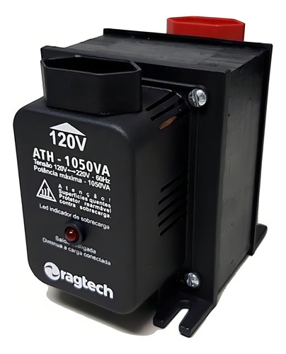 Auto Transformador De Voltagem 1050va 50-60hz Bivolt Ragtech