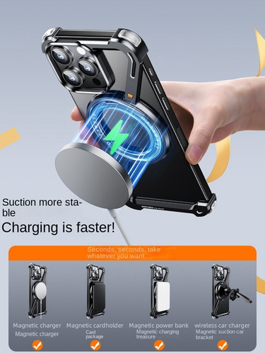 Funda Magnética Para Teléfono Apple Bezel-less Z Case