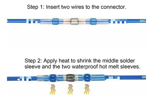 Conector Termorretráctil Con Sellado De Terminal A Tope De A
