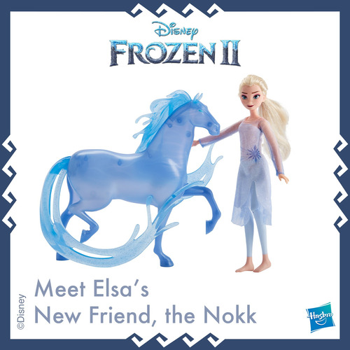 Set De 2 Figuras Frozen Con Elsa Y Nokk- Disney Frozen 2