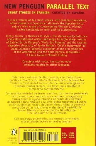 Book : Short Stories In Spanish New Penguin Parallel Text..