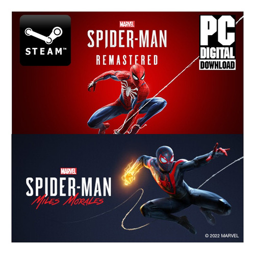 Spider-man: Remastered 2022 - Steam Pc Digital 