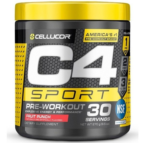 Pré-treino C4 Sport Cellucor 30 Doses Importado E U A Promo