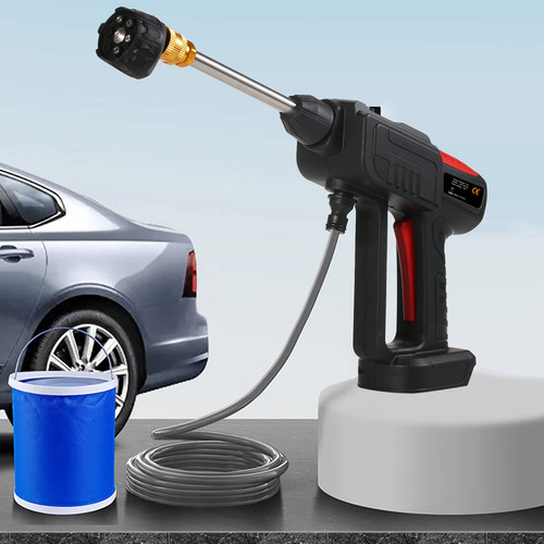 Batería De Lavadora A Presión Para Coche Y Grifo De Alta Pot