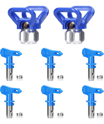 Airless Spraying, Reversible Airless Nozzle Head 6-piece Set