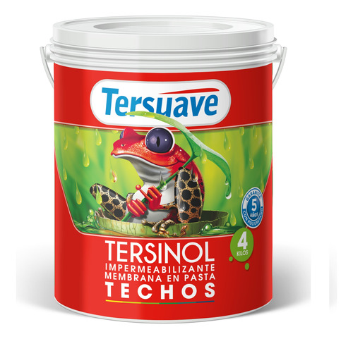 Tersinol Techos Membrana En Pasta 4kg Tersuave