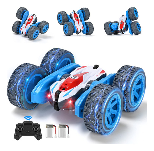 Nuoke Coche De Control Remoto, 4wd Rc Cars Stunt Doble Cara 