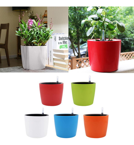 Macetas De Plástico Para Plantas Con Riego De Agua