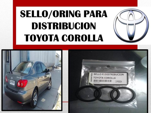 Oring/sello De Distribuidor Toyota Corolla Pack 2 Unds
