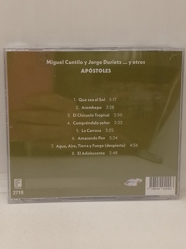 - Apóstoles - Cd 2022 En Caja De Plástico Producido Por Fonocal