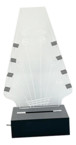 Light Up Guitar Picker Práctico Para El Almacenamiento De