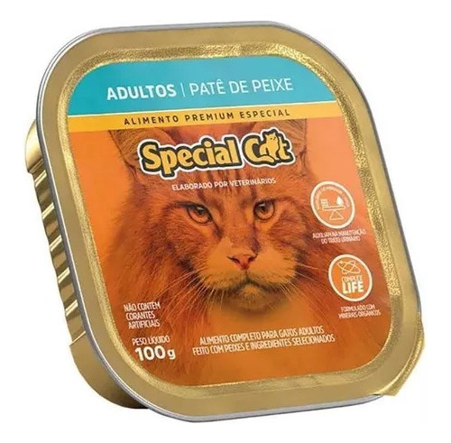 Special Cat Patê Gatos Adultos Peixe 100g