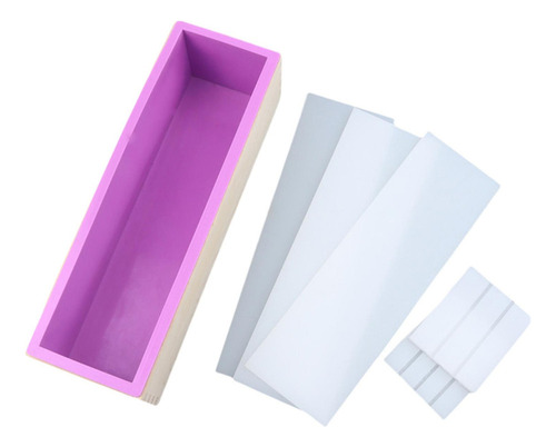 - 1200ml Molde Para Hacer Jabón Caja De Madera Con Partición