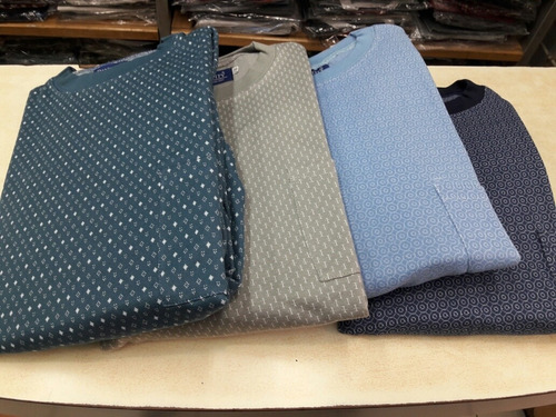 Pijama Hombre Talle Super Especial 62 Al 68 Yacard Pesado