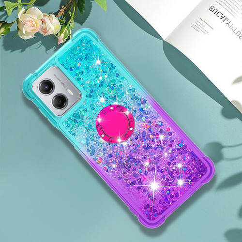 Capa Com Fecho De Anel Gradiente Para Galaxy A55