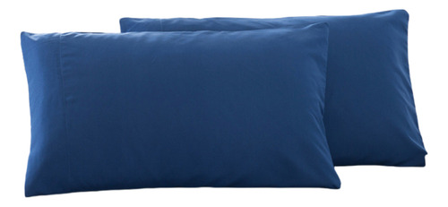 2 Fundas Para Almohada King Size De Algodón Varios Colores