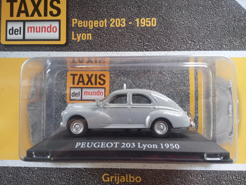 Coleccion Taxis Del Mundo Peugeot 203 Lyon (1950)