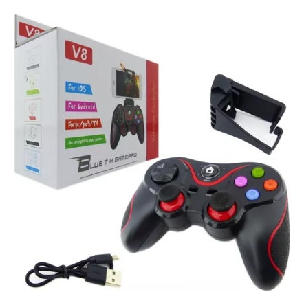 Joystick V8 Para Smartphone Con Bluetooth Ios/android