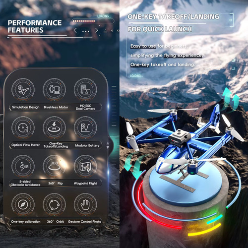 Helicóptero Dron Jjrc X38 App 4k Gps Camara Antiobstaculos Negro