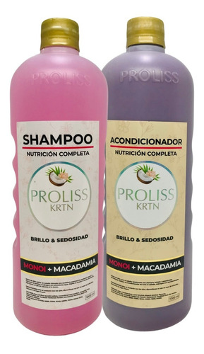 Shampoo Y Acondicionador Sin Sal - Proliss - Elige Tu Pack