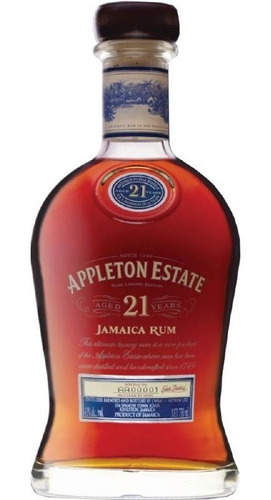 Ron  Appleton State Jamaica Rum 21 Años 750ml
