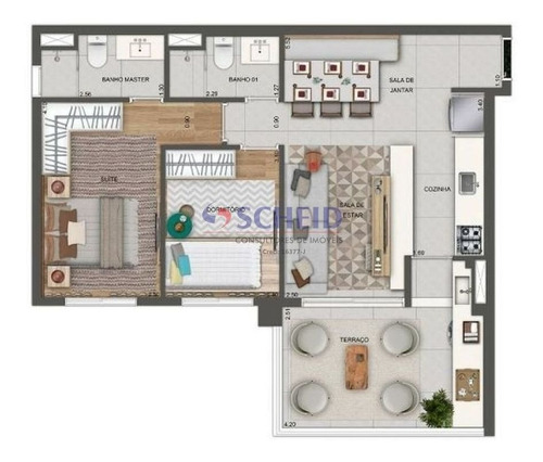 Imagem 15 de 15 de Apartamento No Jardim Prudência Com Dois Dormitórios - Mc8890