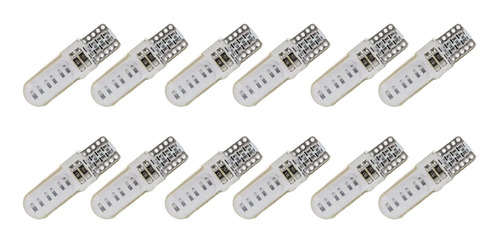 Pack 12 Muelitas T10 12 Led Silicon