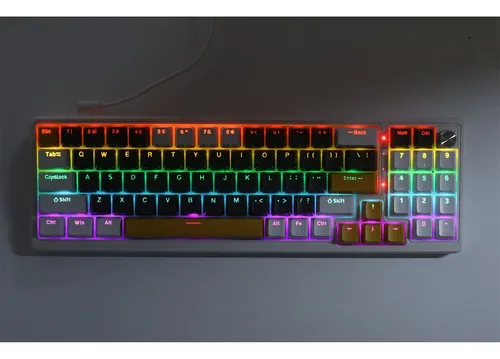 Teclado Mecânico Para Jogos: 78 Teclas, Rgb, Retroiluminado