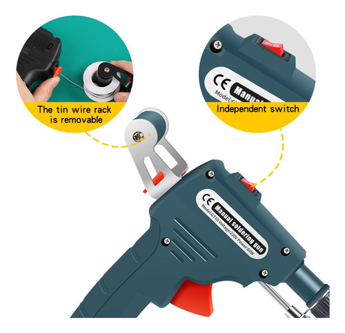 I Pistola De Solda Automática De Estanho 60w 220v