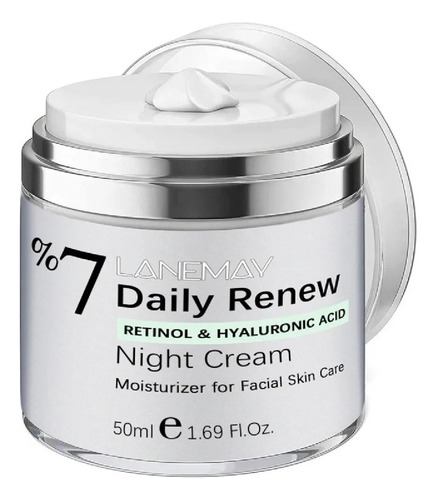 Creme Noturno Com Retinol E Ácido Hialurônico, Creme Facial