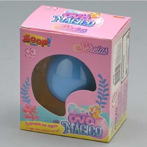 Kit de 2 huevos mágicos de sirena y 2 conchas variadas, Zoop Toys Color Colored
