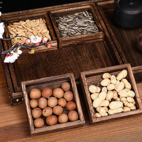 Bandeja De Madera Para Servir, Bandeja Para Mesa De Café,