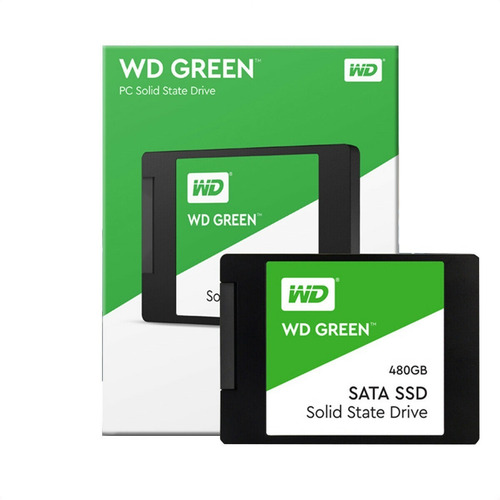 Hd Ssd Sata Iii Wd Green 480gb 2.5''/7mm - 500 Pc Notebook